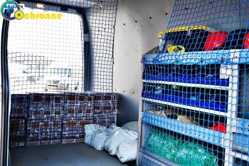 Siatki Kętrzyn - Zabezpieczenie drobnych odpadów na kontenerze dla terenów Kętrzyna
